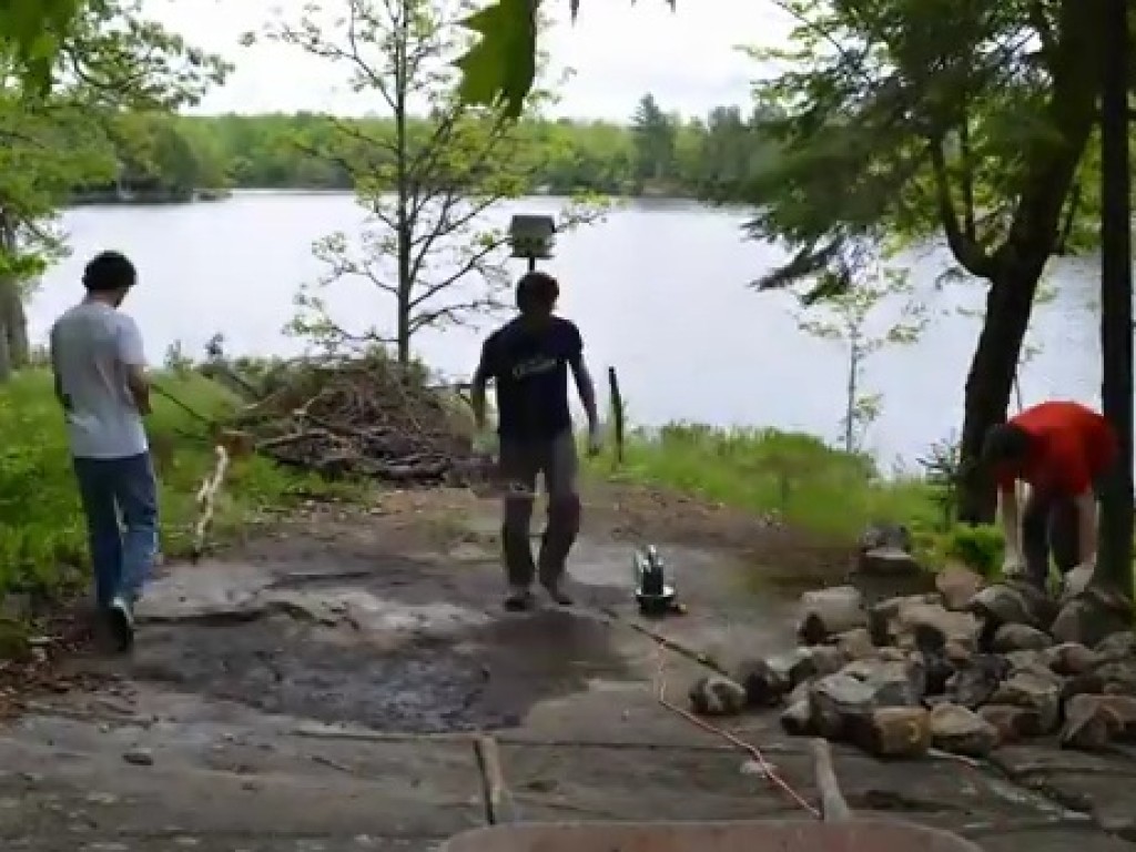 Cottage Firepit Time-Lapse Rebuild May 27-28 2011